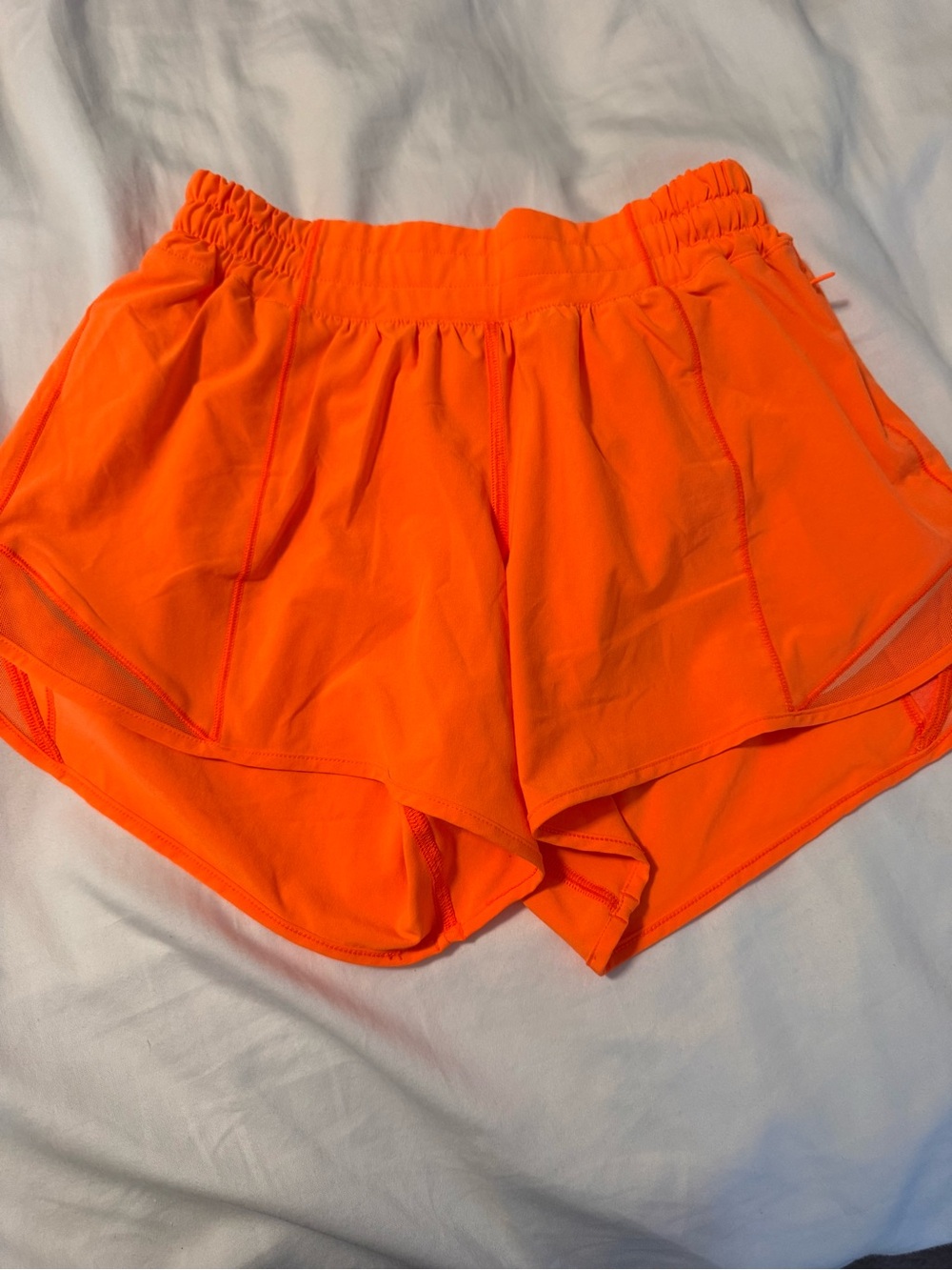 Lululemon Hottie Hots Orange Shorts size 4